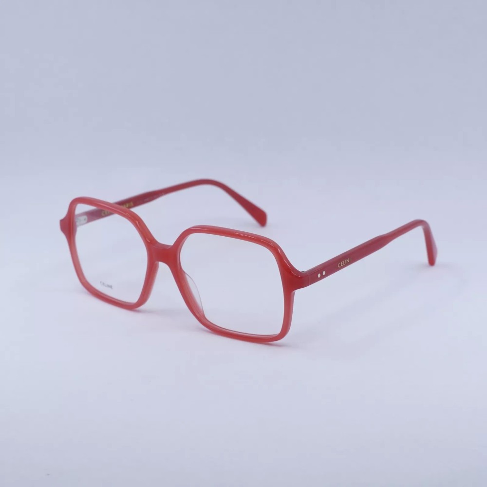 Celine CL50126I - 066 - 55 Cadres optiques Rouge Angulaire