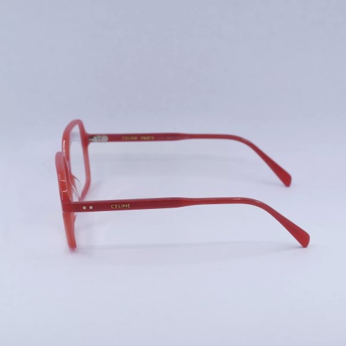 Celine CL50126I - 066 - 55 Cadres optiques Rouge Angulaire