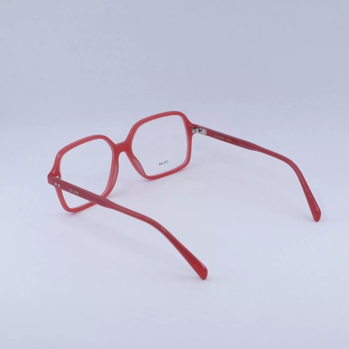 Celine CL50126I - 066 - 55 Cadres optiques Rouge Angulaire