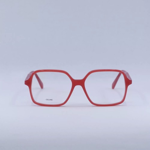 Celine CL50126I - 066 - 55 Cadres optiques Rouge Angulaire