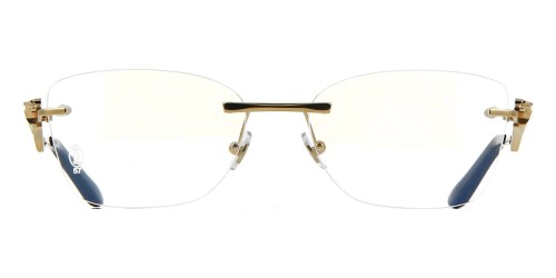 Cartier CT0120O - 001 - 57 Cadres optiques Or Œil de chat