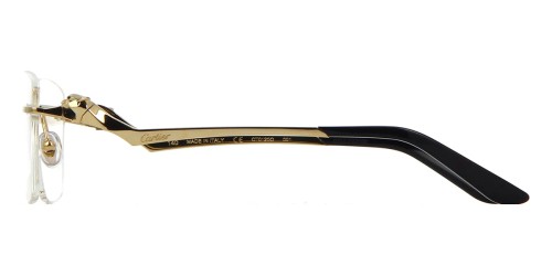 Cartier CT0120O - 001 - 57 Cadres optiques Or Œil de chat