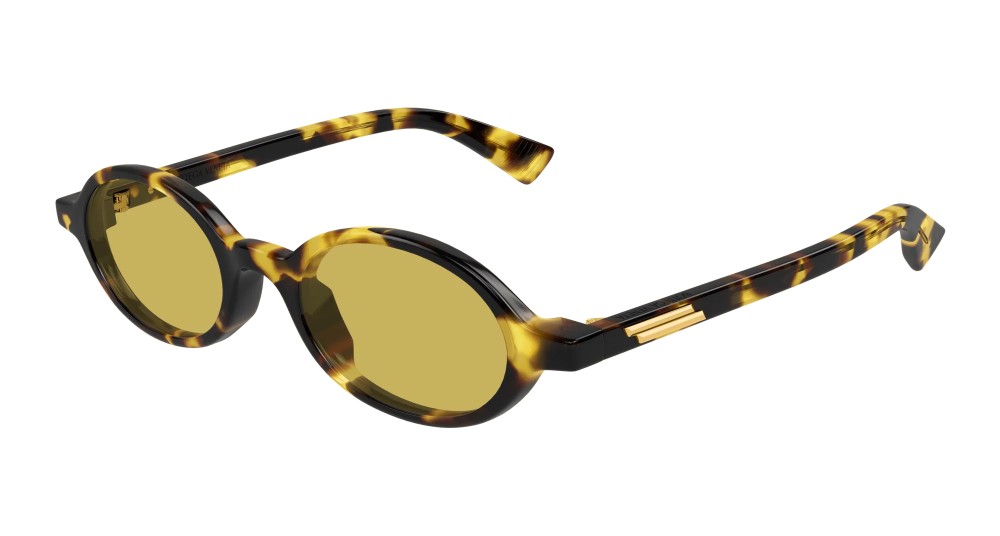 Bottega Veneta BV1388S - 002 - 47 Lunettes de soleil Havane Ovale