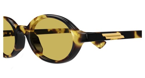 Bottega Veneta BV1388S - 002 - 47 Lunettes de soleil Havane Ovale