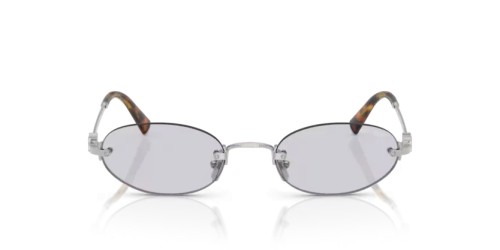 MIU MIU MU A54S - 1BC3F2 - 51 Lunettes de soleil Argent Ovale