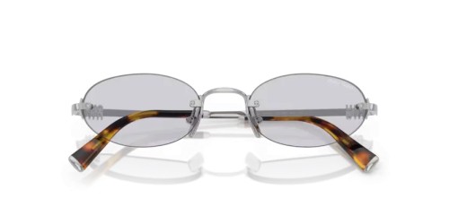 MIU MIU MU A54S - 1BC3F2 - 51 Lunettes de soleil Argent Ovale