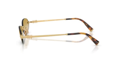 MIU MIU MU A54S - 5AK21D - 51 Lunettes de soleil Or Ovale