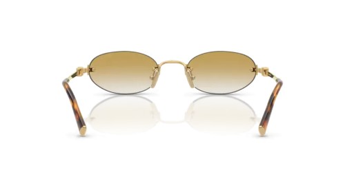 MIU MIU MU A54S - 5AK21D - 51 Lunettes de soleil Or Ovale