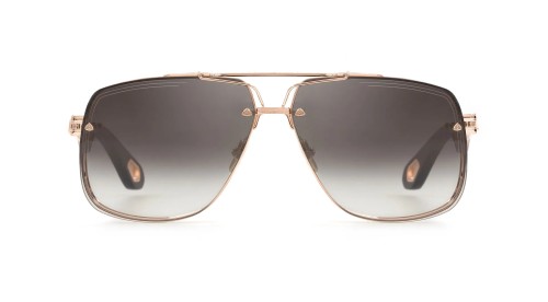 Maybach The King II - RG-WCM-Z35 - 63 Lunettes de soleil Or rose, Noir Pilote (Aviateur)