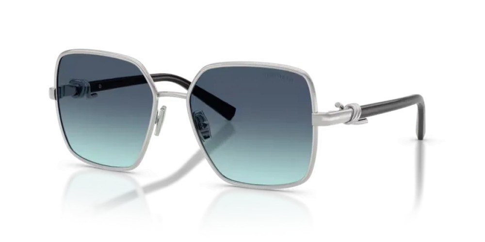 TIFFANY & CO. TF3122 - 60019S - 56 Lunettes de soleil Argent Angulaire
