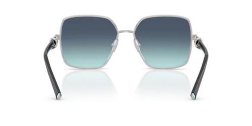 TIFFANY & CO. TF3122 - 60019S - 56 Lunettes de soleil Argent Angulaire
