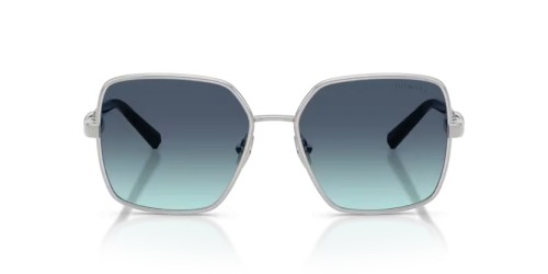 TIFFANY & CO. TF3122 - 60019S - 56 Lunettes de soleil Argent Angulaire