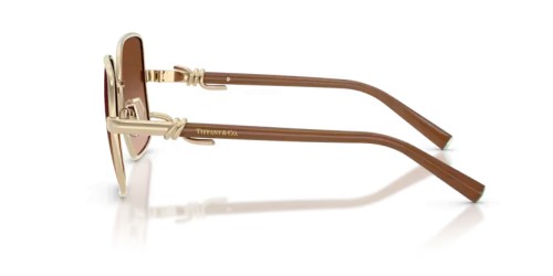 TIFFANY & CO. TF3122 - 61773B - 56 Lunettes de soleil Or pâle Angulaire