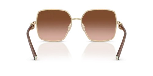 TIFFANY & CO. TF3122 - 61773B - 56 Lunettes de soleil Or pâle Angulaire