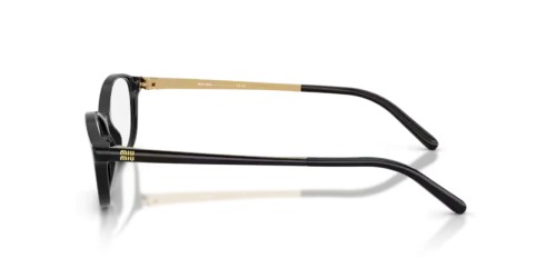 MIU MIU MU 05ZV - 16K1O1 - 56 Cadres optiques Noir Ovale