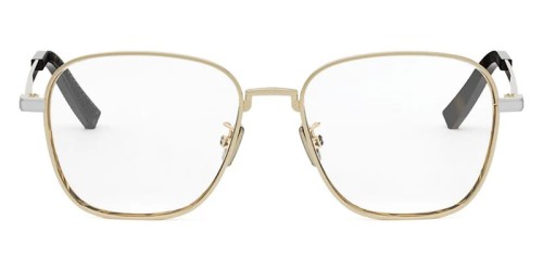 Dior CD DIAMONDO S7U - B300 - 53 Cadres optiques Or, Argent, Noir Angulaire