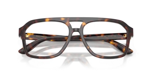 DOLCE & GABBANA DG3452 - 502 - 57 Cadres optiques Havane Pilote (Aviateur)