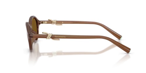 TIFFANY & CO. TF4266U - 847183 - 51 - AVEC DES VERRES POLARISÉS Lunettes de soleil Transparent miel Ovale