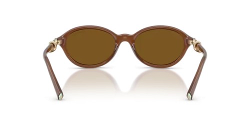 TIFFANY & CO. TF4266U - 847183 - 51 - AVEC DES VERRES POLARISÉS Lunettes de soleil Transparent miel Ovale