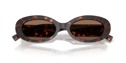 DOLCE & GABBANA DG4537 - 502/73 - 53 Lunettes de soleil Havane Ovale