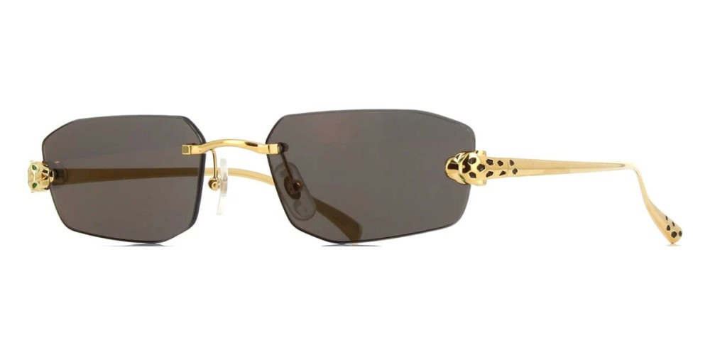 Cartier CT0474S - 001 - 56 Lunettes de soleil Gold Square