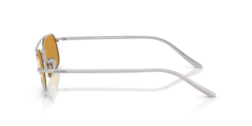 PRADA PR D59S - 1BC50P - 54 Lunettes de soleil Argent Coussin