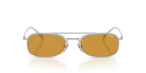 PRADA PR D59S - 1BC50P - 54 Lunettes de soleil Argent Coussin