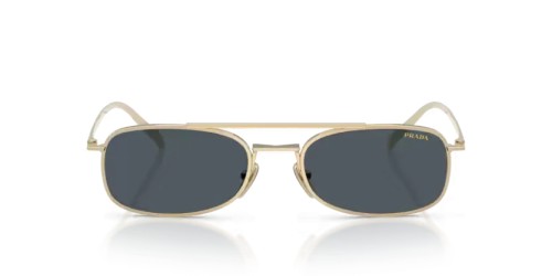 PRADA PR D59S - ZVN70B - 54 Lunettes de soleil Or pâle Coussin