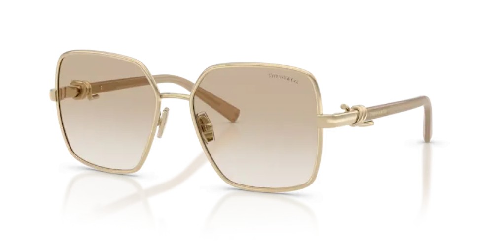TIFFANY & CO. TF3122 - 623911 - 56 Lunettes de soleil Or pâle Angulaire
