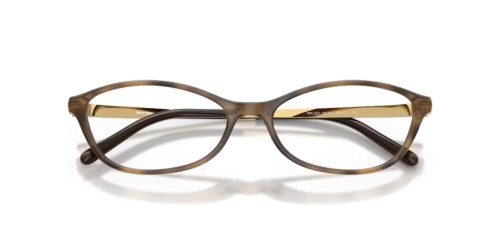 MIU MIU MU 05ZV - 27Q1O1 - 56 Cadres optiques Ébène havane Ovale