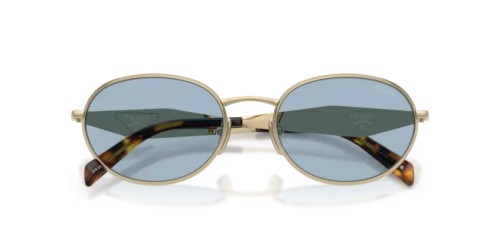 PRADA PR D57S - ZVN40Q - 54 Lunettes de soleil Or pâle Ovale