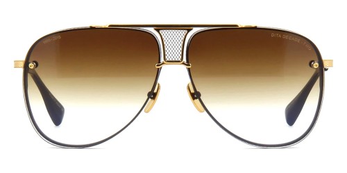 Dita DECADE-TWO DRX-2082 - B - 62 Lunettes de soleil Or, Noir Pilote (Aviateur)