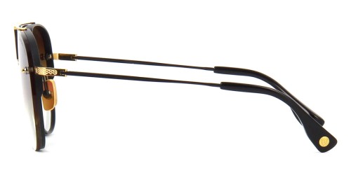 Dita DECADE-TWO DRX-2082 - B - 62 Lunettes de soleil Or, Noir Pilote (Aviateur)