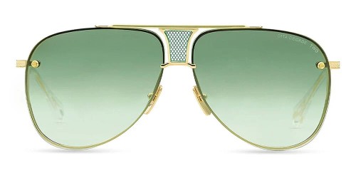 Dita DECADE-TWO DRX-2082 - L - 62 Lunettes de soleil Gold Pilot (Aviator)