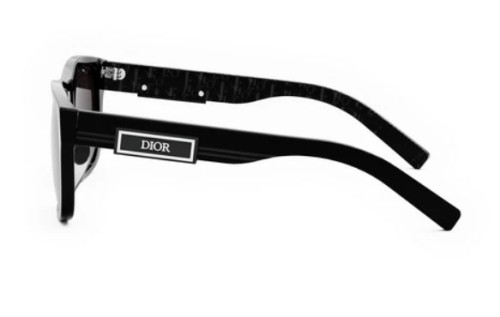 Dior DIOR B23 S2F - 10P3 - 58 Lunettes de soleil Noir Angulaire