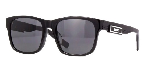 Dior DIORB23 S2F - 10A0 - 57 Lunettes de soleil Noir Angulaire