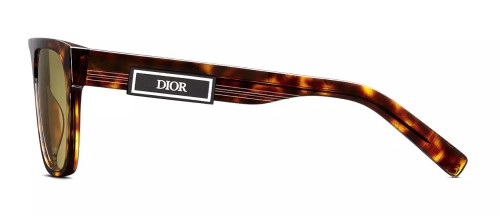 Dior DIORB23 S3I - 20C0 A - 57 Lunettes de soleil Havane Angulaire