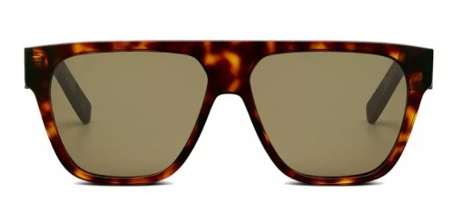Dior DIORB23 S3I - 20C0 A - 57 Lunettes de soleil Havane Angulaire