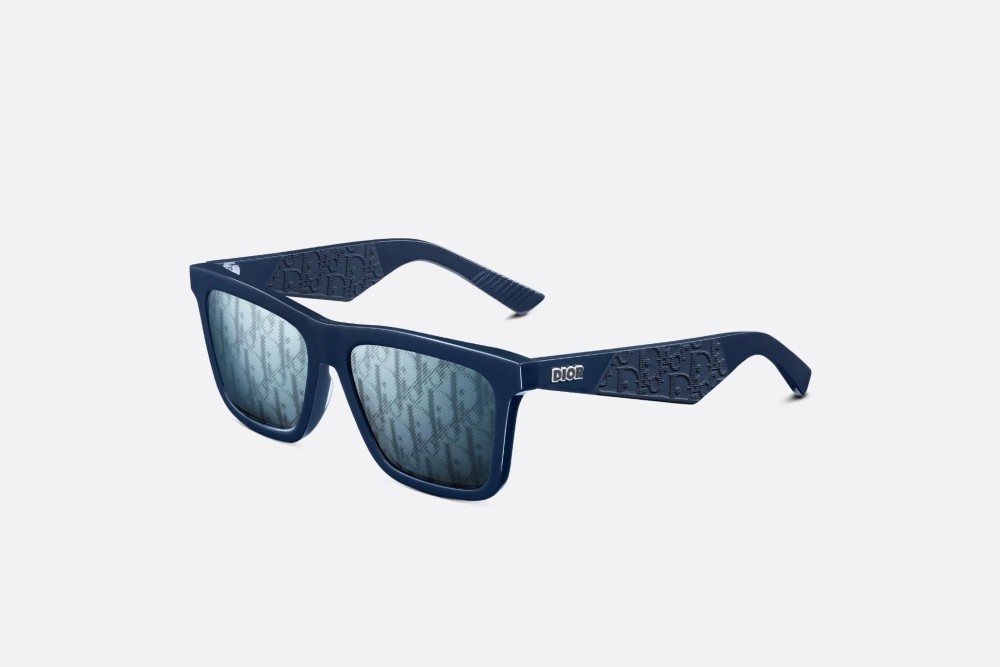 Dior DIOR B27 S1I - 30B8 A - 56 Lunettes de soleil Bleu Angulaire