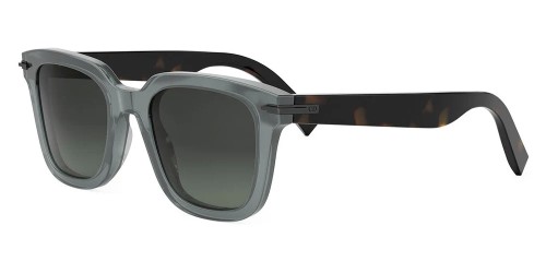 Dior DIORBLACKSUIT S10I - 45A1 A - 51 Lunettes de soleil Gris, Havane Angulaire