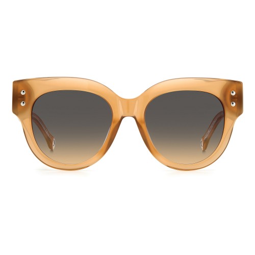 Carolina Herrera CH0008/S - FT4GA - 52 Lunettes de soleil Orange, À motifs Coussin arrondi