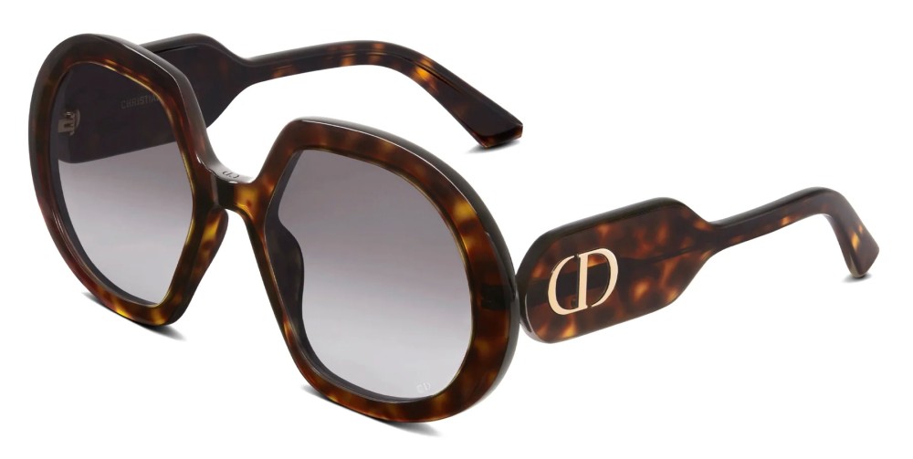 Dior DIORBOBBY R1U - 20A1 A - 56 Lunettes de soleil Havane Coussin arrondi