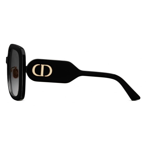 Dior DIORBOBBY S2F - 10A1 A - 56 Lunettes de soleil Noir Angulaire