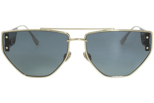 Dior DIORCLAN2 - J5G1I - 61 Lunettes de soleil Or, Noir Pilote (Aviateur)