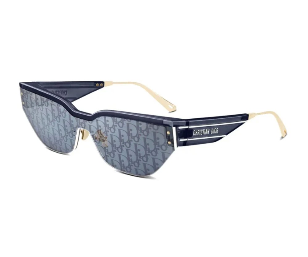 Dior DIORCLUB M3U - 30B8 A - 143 Lunettes de soleil Bleu, Or Aviateur