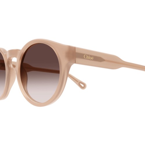 Chloé CH0158S - 004 - 52 Lunettes de soleil Rose gold Round