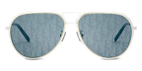 Dior DIORESSENTIAL A2U - F0I8 A - 60 Lunettes de soleil Argent Pilote (Aviateur)