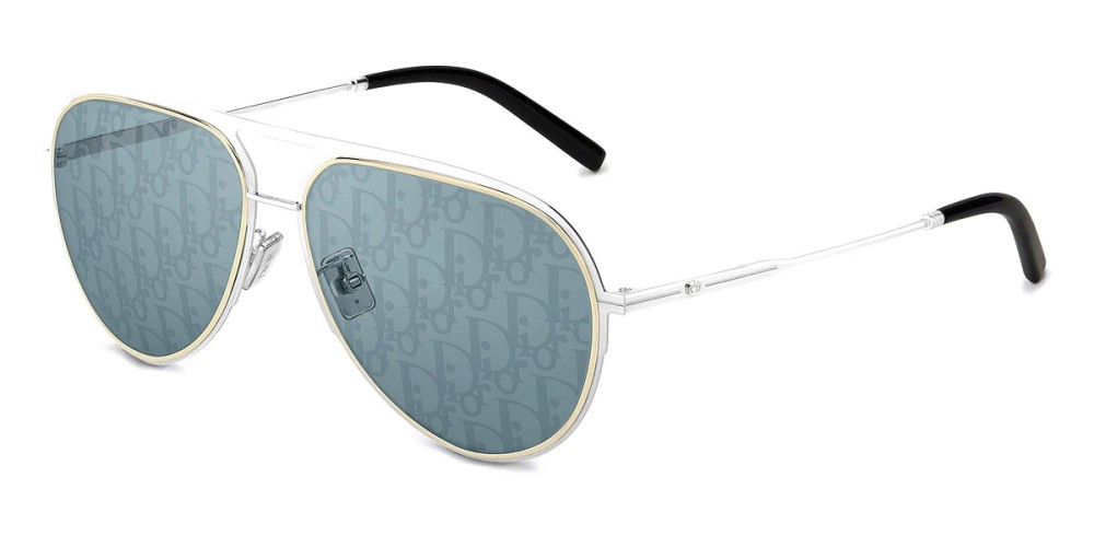 Dior DIORESSENTIAL A2U - F0I8 A - 60 Lunettes de soleil Argent Pilote (Aviateur)