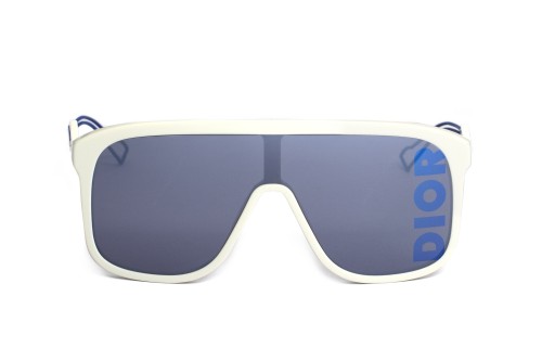 Dior DIORFAST M1I - 95B7 - 136 Lunettes de soleil Blanc Oversize (Surdimensionné)