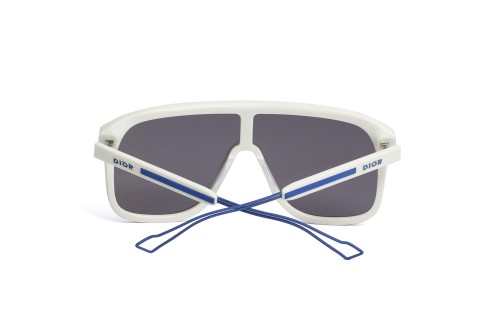 Dior DIORFAST M1I - 95B7 - 136 Lunettes de soleil Blanc Oversize (Surdimensionné)